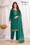 Aaysha By Banwery Malai Crape Embroidery Work Kurti With Bottom